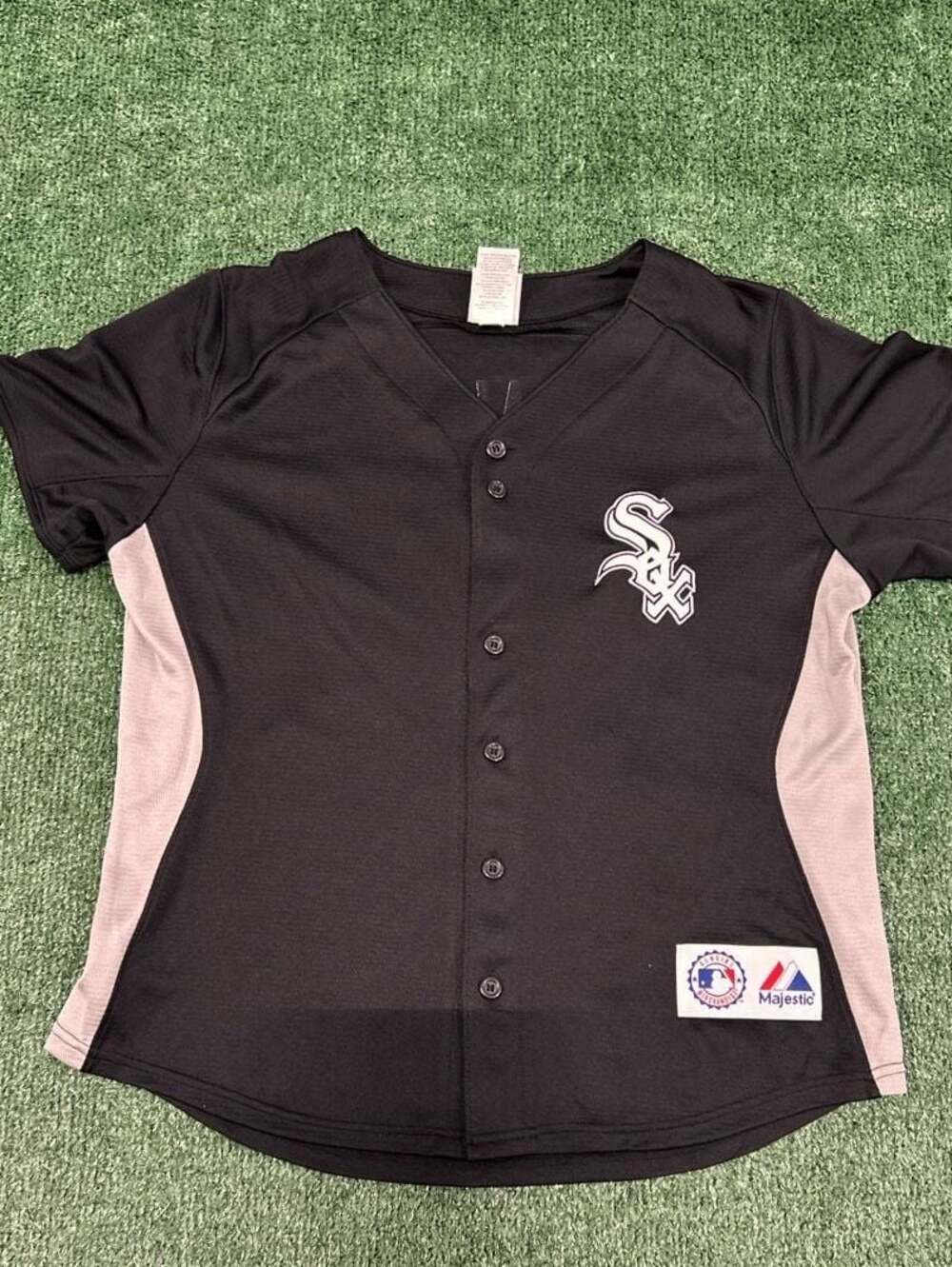 Chicago White Sox Chris Sale #49 Majestic MLB Baseball Jersey Black Youth XL